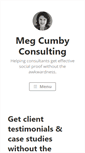 Mobile Screenshot of megcumby.com